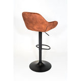 Tabouret de bar SOMAN velours Fox 51x51xH107cm