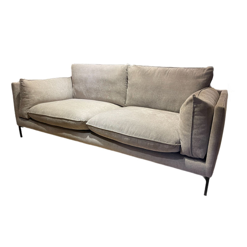 Canapé BULLE 3PL Tissu GRIS GALLET 202x94xH84cm