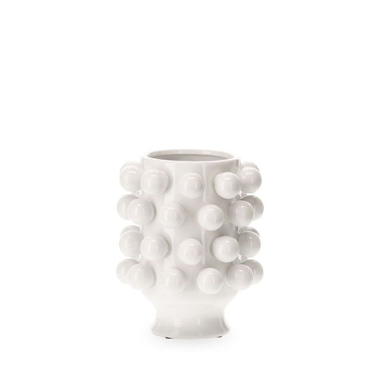 Céramique de Décoration GRAPPA  Blanche ATHEZZA D18,7xH24cm