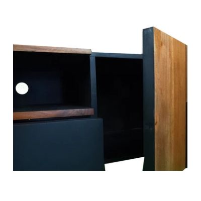 Meuble TV MOLENA 2 portes 1 tiroir 160x40xH50cm