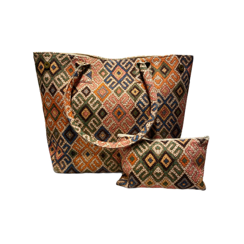 Sac motif EMMA avec pochette