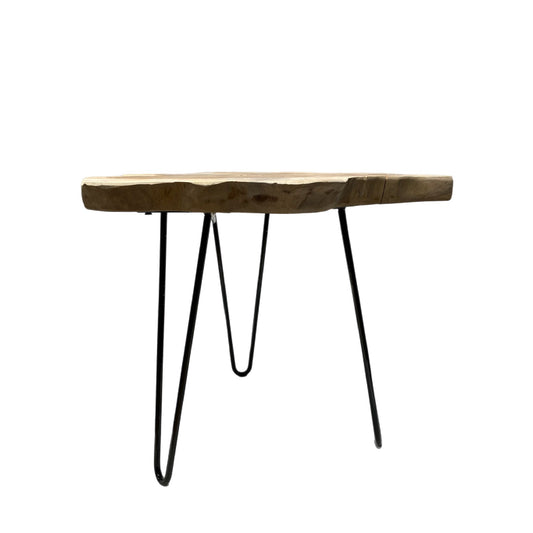 Table basse DIA  teck Naturel  Ø50xH45 cm