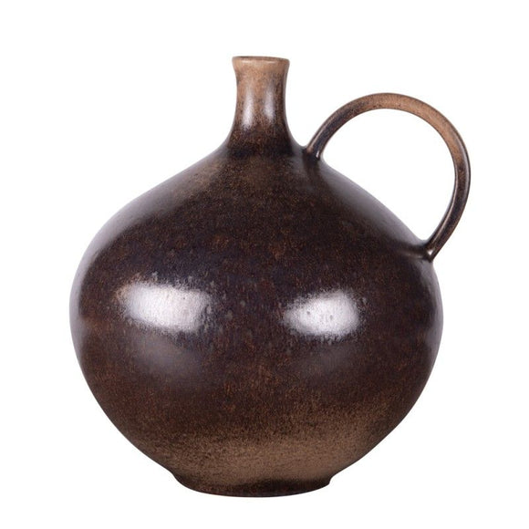 Vase POMPEI Brun H26.5 cm