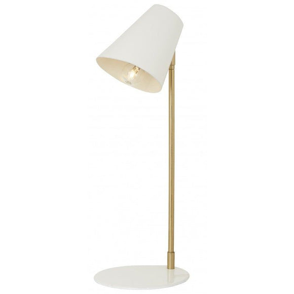Lampe POTEN Email Blanche ATHEZZA  Ø19.5xH56 cm