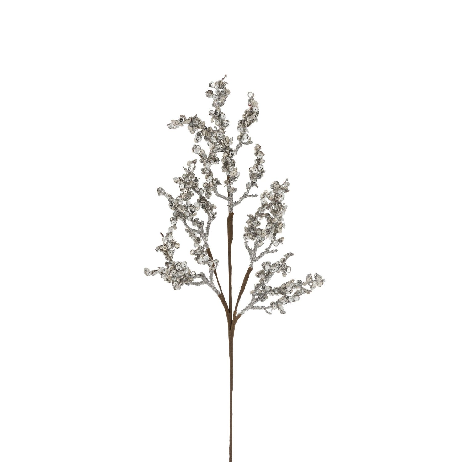 Branche PERLE Paille Pla Blanc Na 11x11xH57.5 cm