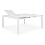 Table REPAS Extérieur KONNOR Blanc 110x160xH76 cm